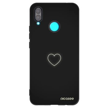 Picasee Huawei Nova 3 Hülle - Schwarzes Silikon - Heart