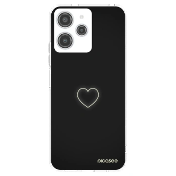 Picasee Xiaomi Redmi 12 4G Hülle - Transparentes Silikon - Heart