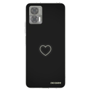 Picasee Motorola Edge 30 Neo Hülle - Transparentes Silikon - Heart