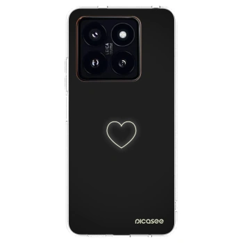 Picasee Xiaomi 14 Pro Hülle - Transparentes Silikon - Heart
