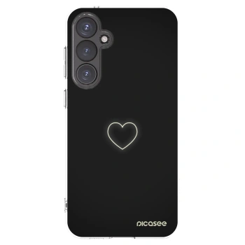 Picasee Samsung Galaxy S23 FE S711B Hülle - Transparentes Silikon - Heart