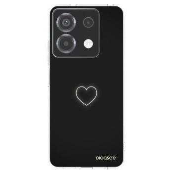 Picasee Xiaomi Poco X6 Hülle - Transparentes Silikon - Heart