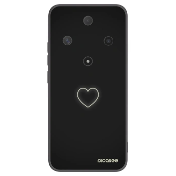 Picasee Honor Magic6 Lite 5G Hülle - Schwarzes Silikon - Heart