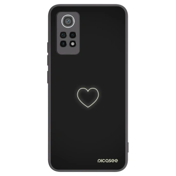 Picasee Xiaomi Redmi Note 12 Pro 4G Hülle - Schwarzes Silikon - Heart