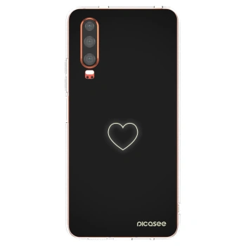 Picasee Huawei P30 Hülle - Transparentes Silikon - Heart