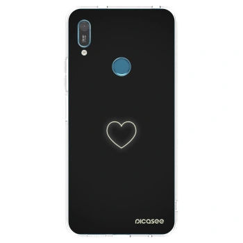 Picasee Huawei Y6 2019 Hülle - Transparentes Silikon - Heart