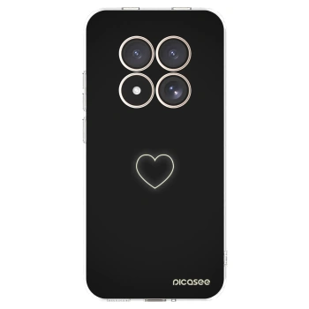 Picasee Xiaomi Redmi Note 15 Pro 4G Hülle - Transparentes Silikon - Heart