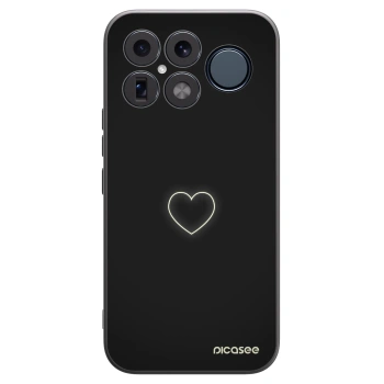Picasee Xiaomi Poco F8 Ultra Hülle - Schwarzes Silikon - Heart