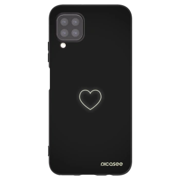 Picasee Huawei P40 Lite Hülle - Schwarzes Silikon - Heart