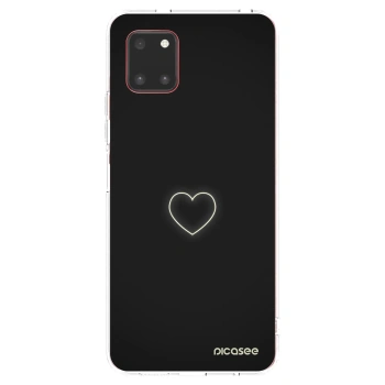 Picasee Samsung Galaxy Note 10 Lite N770F Hülle - Transparentes Silikon - Heart
