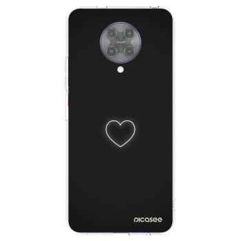 Picasee Xiaomi Poco F2 Pro Hülle - Transparentes Silikon - Heart