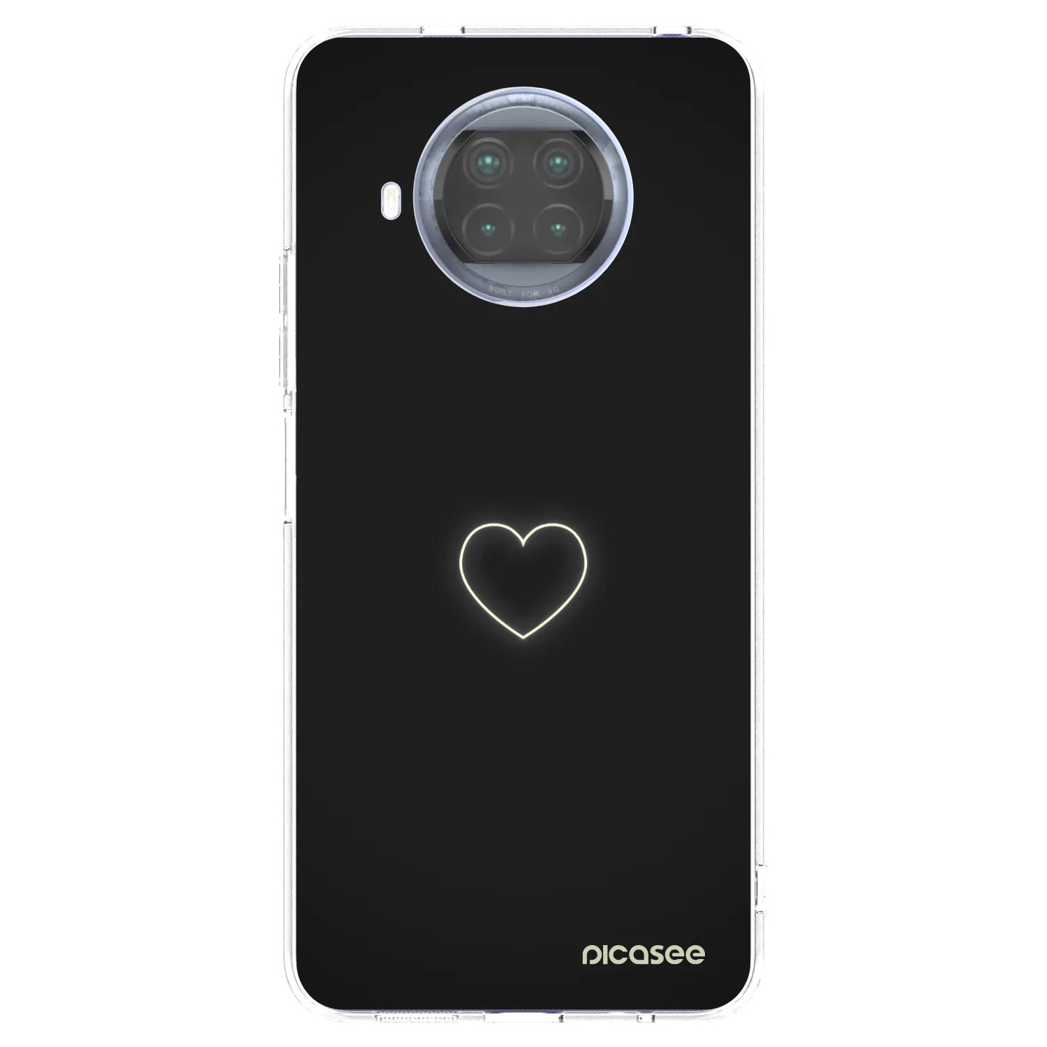 Picasee Xiaomi Mi 10T Lite Hülle - Transparentes Silikon - Heart