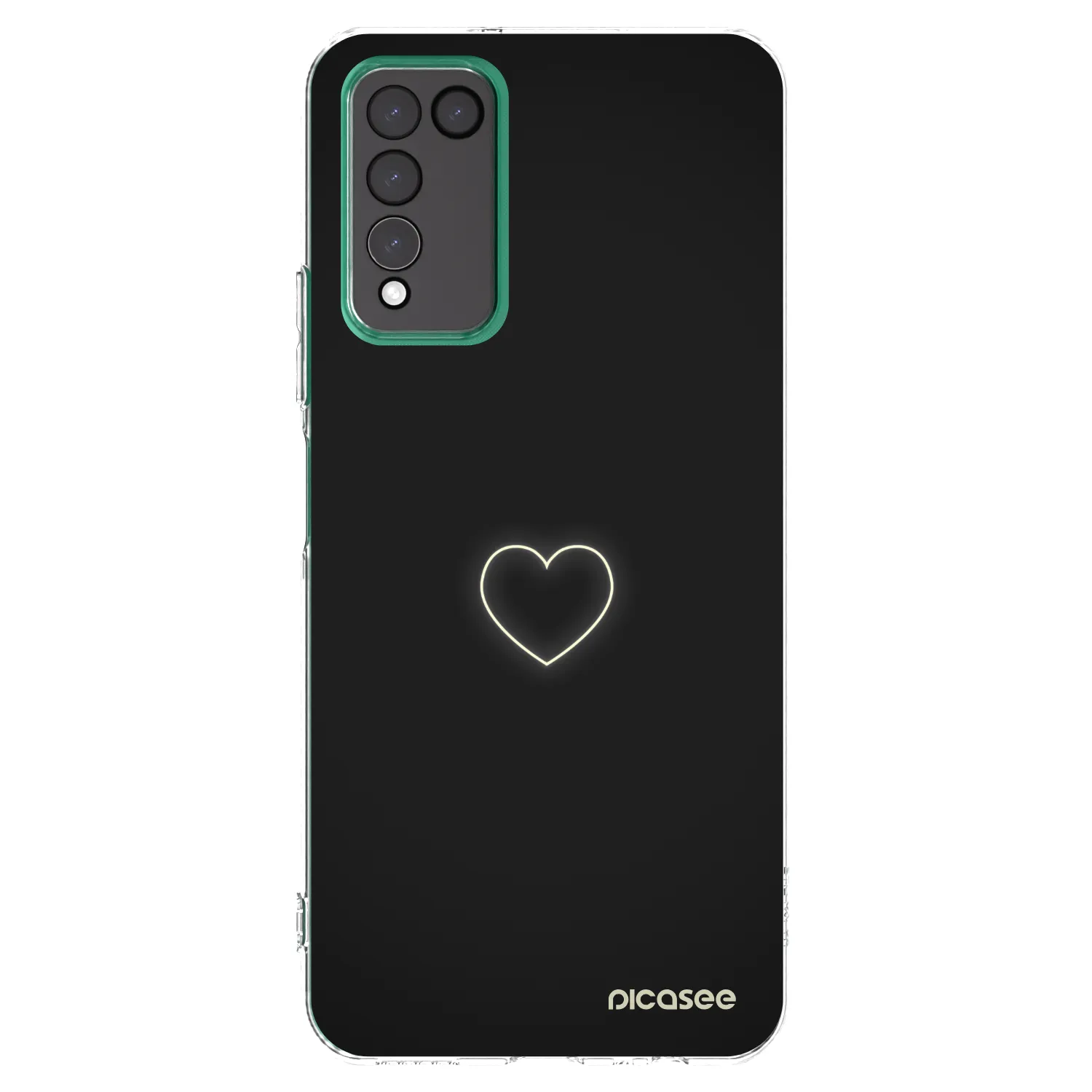 Picasee Honor 10X Lite Hülle - Transparentes Silikon - Heart