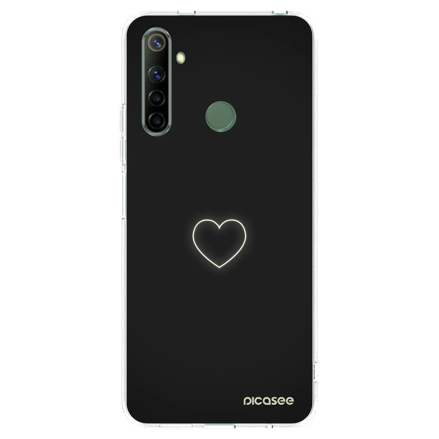 Picasee Realme 6i Hülle - Transparentes Silikon - Heart