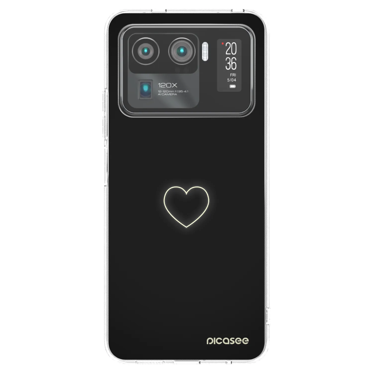 Picasee Xiaomi Mi 11 Ultra Hülle - Transparentes Silikon - Heart