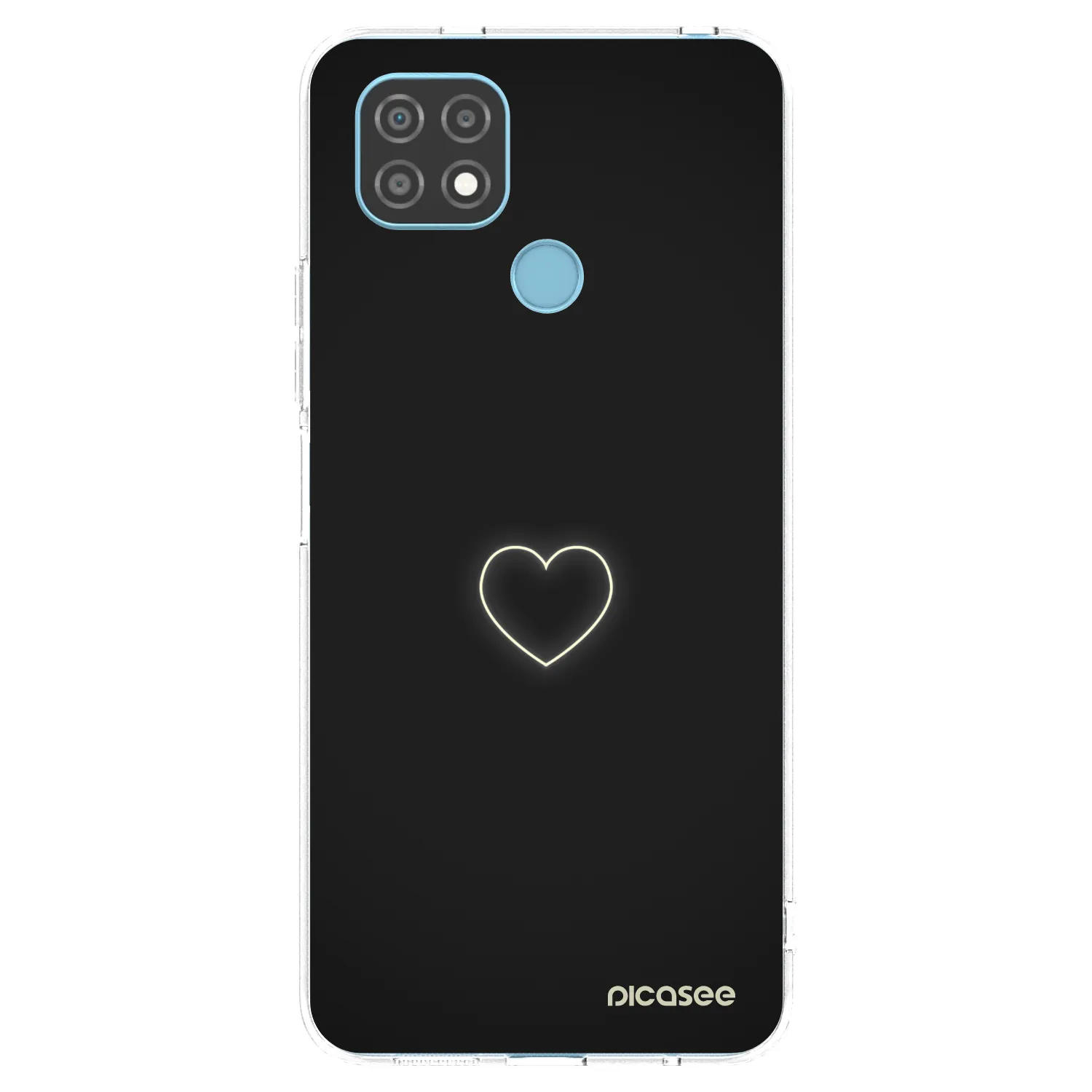 Picasee Realme C21 Hülle - Transparentes Silikon - Heart