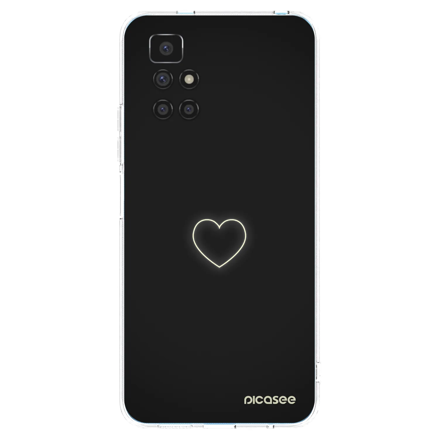 Picasee Xiaomi Redmi 10 Hülle - Transparentes Silikon - Heart
