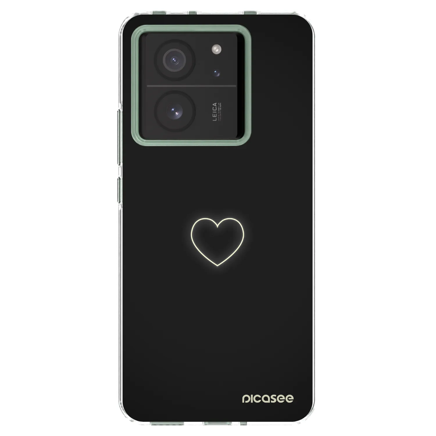 Picasee Xiaomi 13T Hülle - Transparentes Silikon - Heart