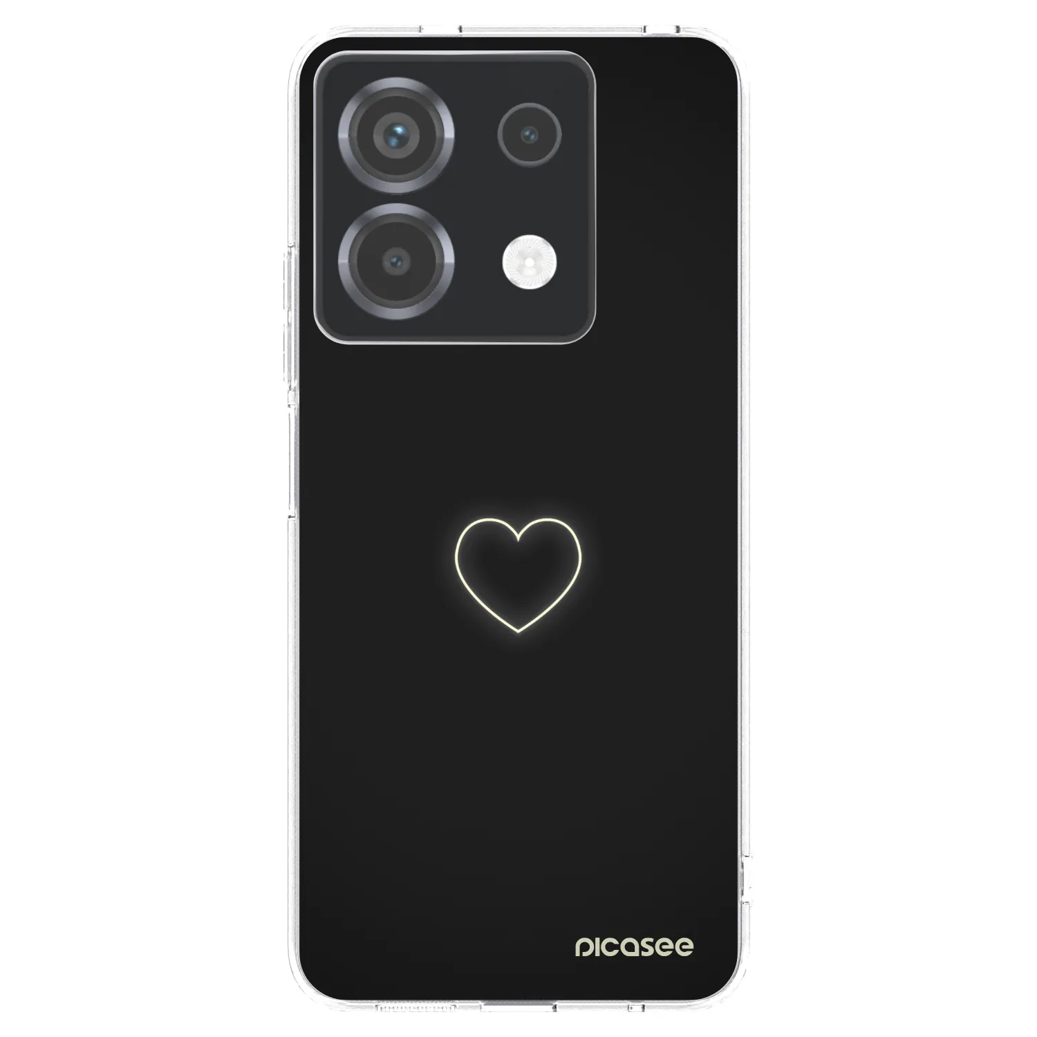 Picasee Xiaomi Poco X6 Hülle - Transparentes Silikon - Heart