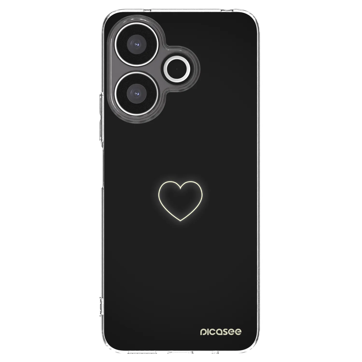 Picasee Xiaomi Redmi 13 4G Hülle - Transparentes Silikon - Heart