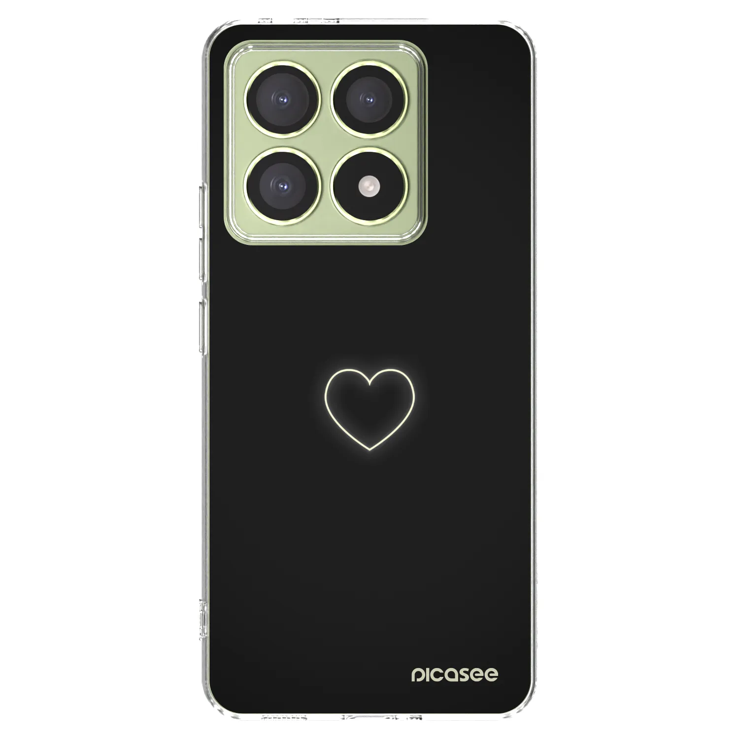 Picasee Xiaomi 14T Hülle - Transparentes Silikon - Heart