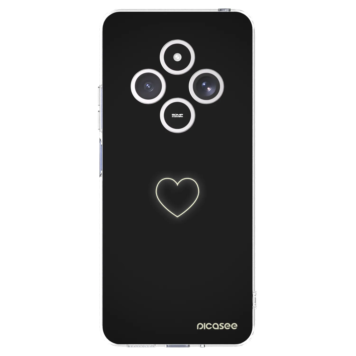 Picasee Xiaomi Redmi 14C Hülle - Transparentes Silikon - Heart