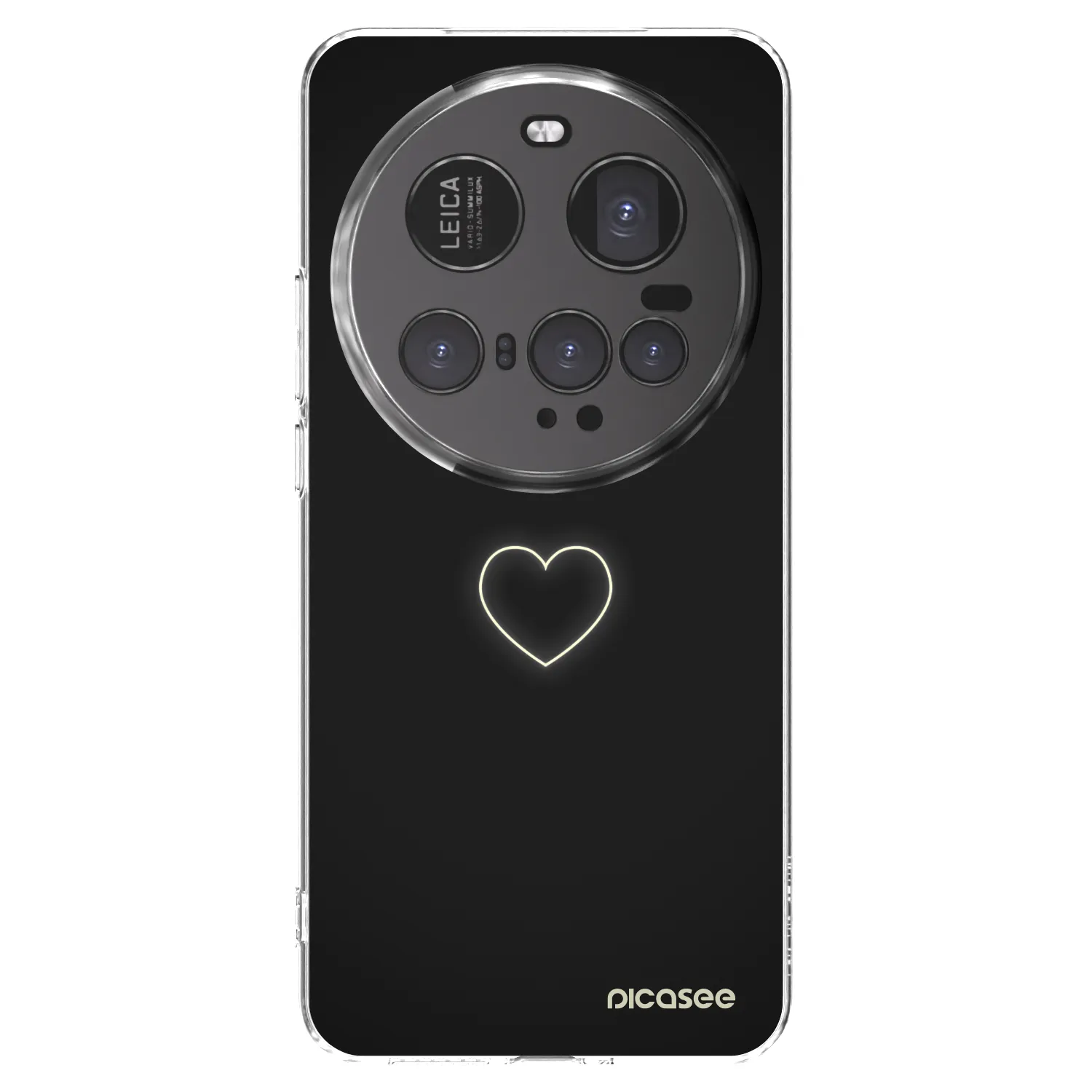 Picasee Xiaomi 15 Ultra Hülle - Transparentes Silikon - Heart