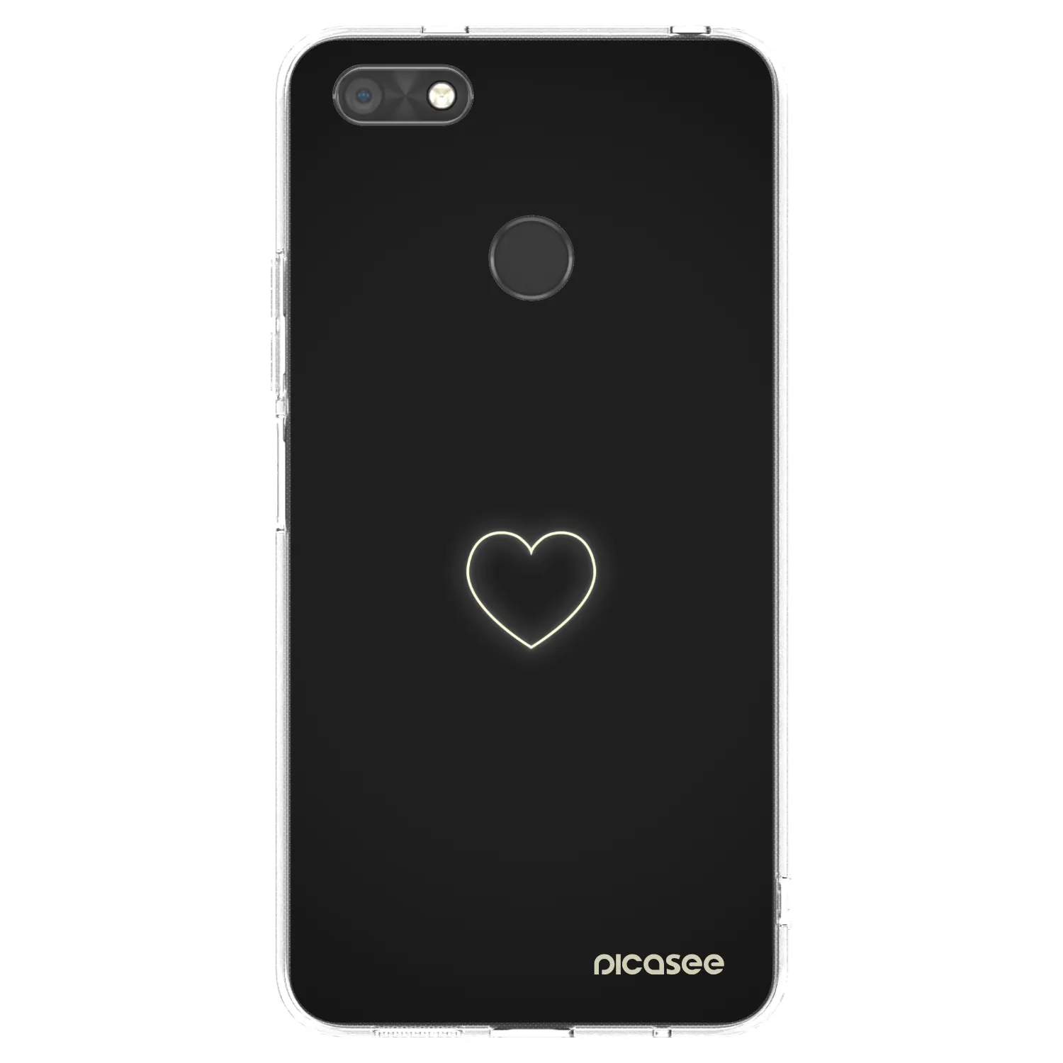 Picasee Huawei P9 Lite Mini Hülle - Transparentes Silikon - Heart