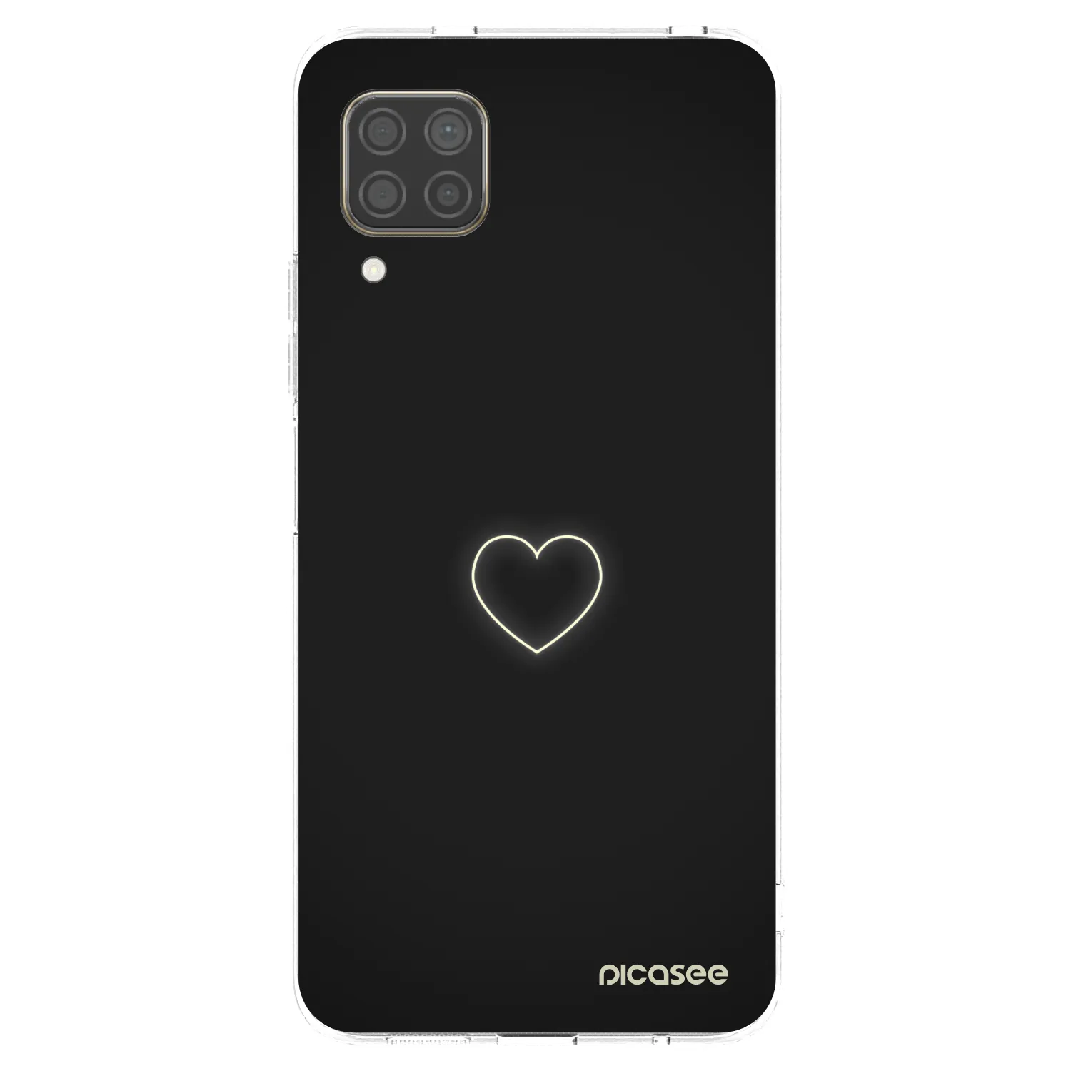 Picasee Huawei P40 Lite Hülle - Transparentes Silikon - Heart