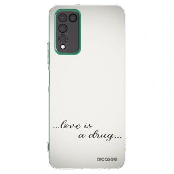 Picasee Honor 10X Lite Hülle - Transparentes Silikon - Love is a drug