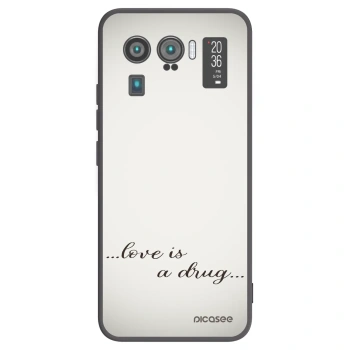 Picasee Xiaomi Mi 11 Ultra Hülle - Schwarzes Silikon - Love is a drug