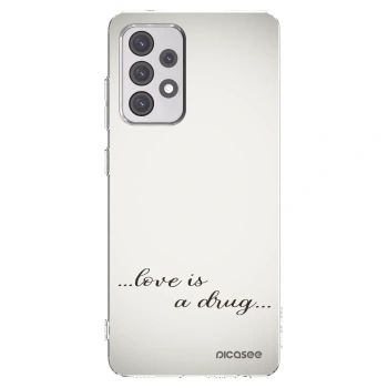 Picasee Samsung Galaxy A52s 5G A528B Hülle - Transparentes Silikon - Love is a drug