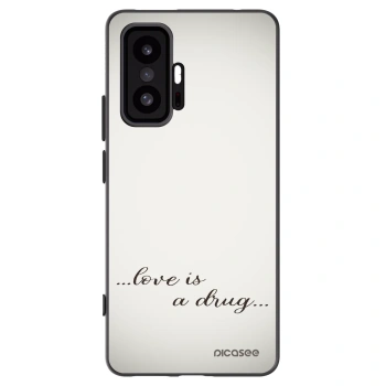 Picasee Xiaomi 11T Hülle - Schwarzes Silikon - Love is a drug