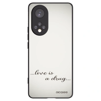 Picasee Honor 50 5G Hülle - Schwarzes Silikon - Love is a drug