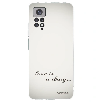 Picasee Xiaomi Redmi Note 11S 4G Hülle - Transparentes Silikon - Love is a drug