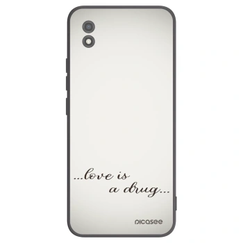 Picasee Realme C11 (2021) Hülle - Schwarzes Silikon - Love is a drug