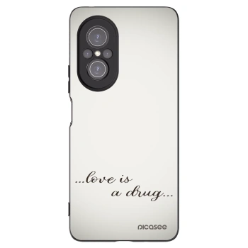 Picasee Huawei Nova 9 SE Hülle - Schwarzes Silikon - Love is a drug