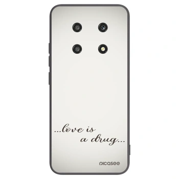 Picasee Honor Magic4 Lite 5G Hülle - Schwarzes Silikon - Love is a drug