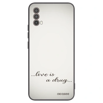 Hülle für Motorola Moto E40 - Love is a drug