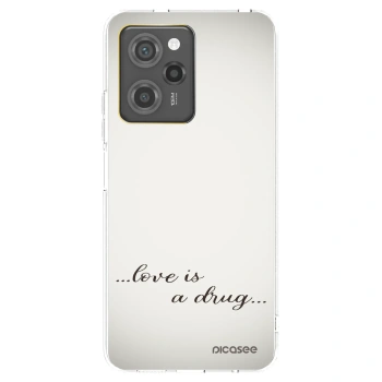 Picasee Xiaomi Poco X5 Pro Hülle - Schwarzes Silikon - Love is a drug