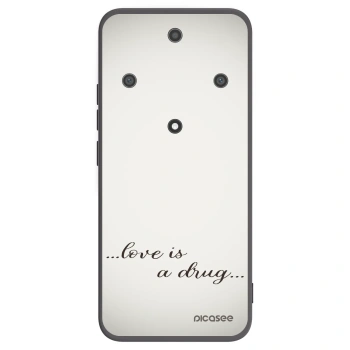 Picasee Honor Magic5 Lite 5G Hülle - Schwarzes Silikon - Love is a drug