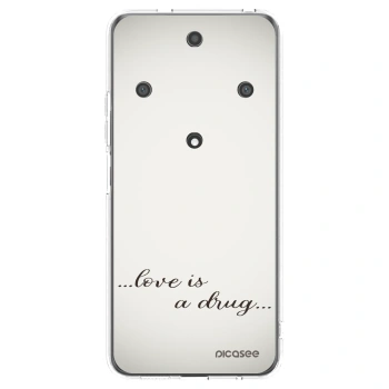 Picasee Honor Magic5 Lite 5G Hülle - Transparentes Silikon - Love is a drug