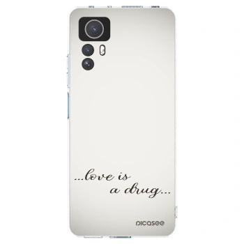 Picasee Xiaomi Redmi Note 12S Hülle - Transparentes Silikon - Love is a drug
