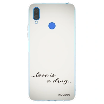 Picasee Huawei Nova 3i Hülle - Transparentes Silikon - Love is a drug