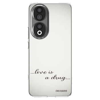 Picasee Honor 90 5G Hülle - Transparentes Silikon - Love is a drug