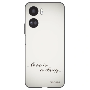 Picasee Honor 90 Lite 5G Hülle - Schwarzes Silikon - Love is a drug