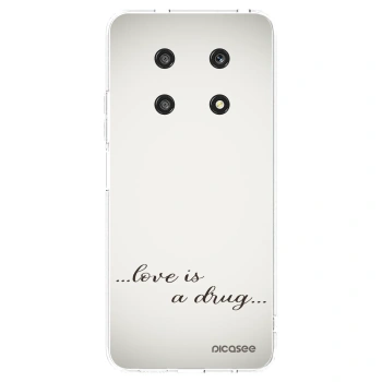 Picasee Honor Magic4 Lite 5G Hülle - Transparentes Silikon - Love is a drug