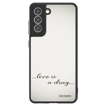 Picasee ULTIMATE CASE PowerShare für Samsung Galaxy S21 FE 5G - Love is a drug