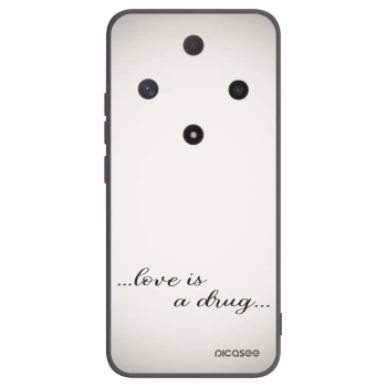 Picasee Honor Magic6 Lite 5G Hülle - Schwarzes Silikon - Love is a drug