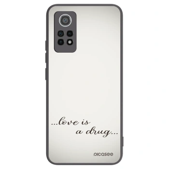 Picasee Xiaomi Redmi Note 12 Pro 4G Hülle - Schwarzes Silikon - Love is a drug